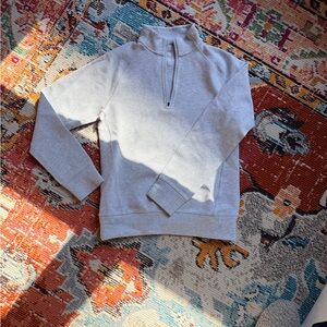 Ten Thousand Light Gray Quarter Zip Sweater